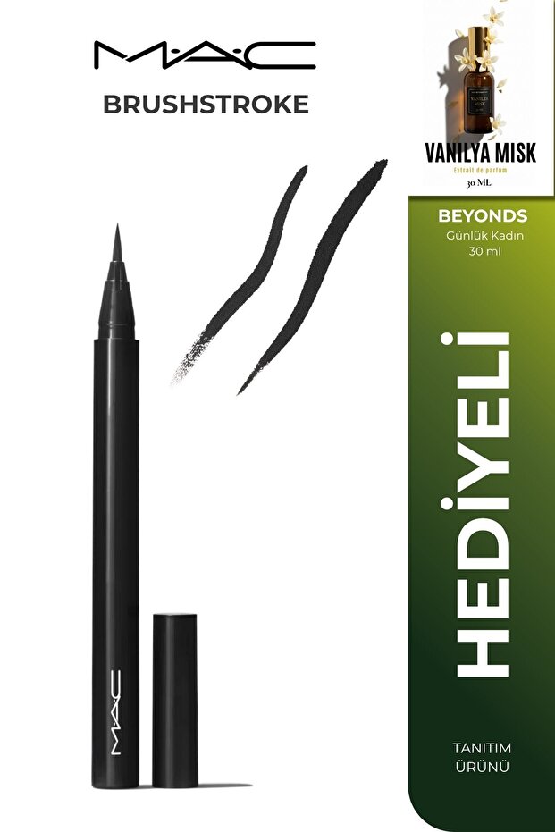 24 Hours Lasting Liquid Eyeliner with Brush Tip Precise Drawing Waterproof Anti-Smudge Black Eye Pencil