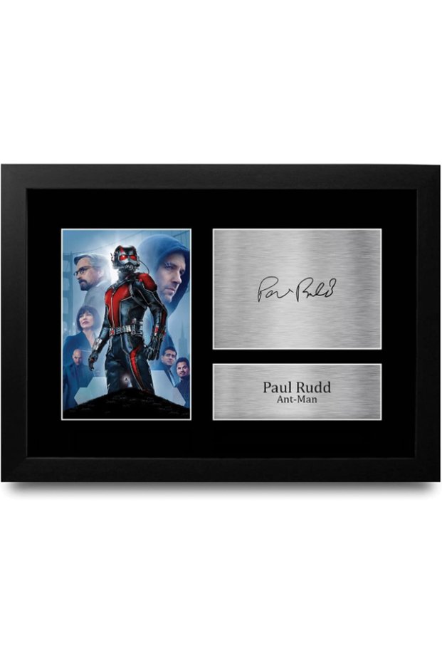 FR A4 Paul Rudd Ant-Man Gifts Printed Signed Autograph Picture for Movie Memorabilia Fans - A4 Framed