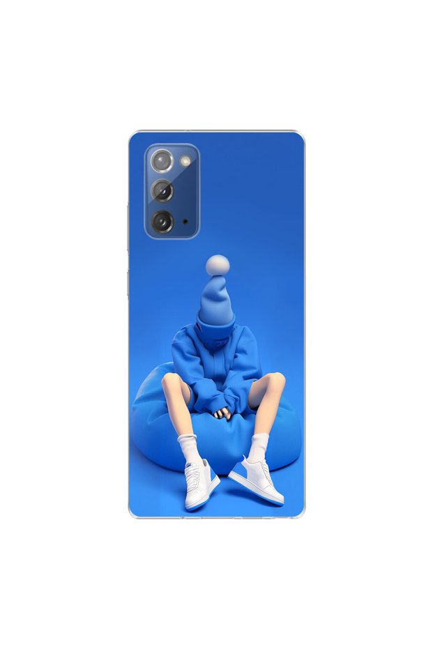 Samsung Galaxy Note 20 Compatible No Face 5 Design Transparent Case