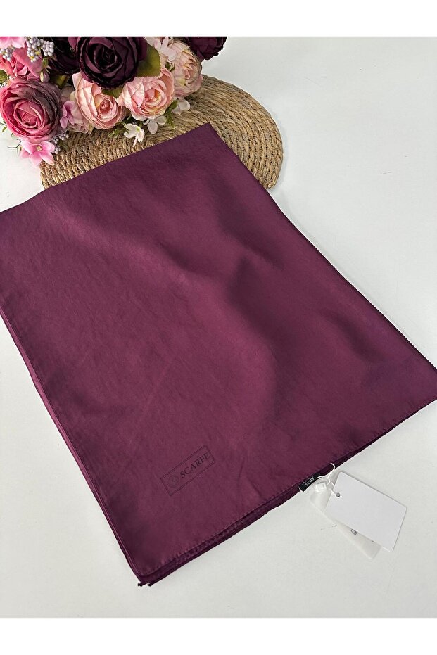 Purple voile scarf vh0418
