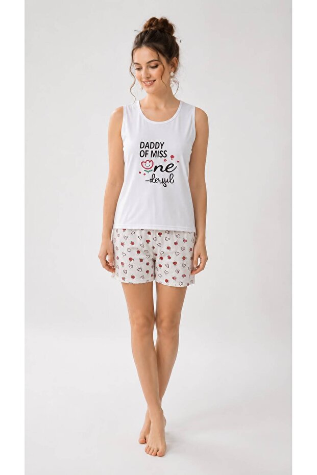 Women's Summer Comfortable Cut-Off Shorts Pajama Set