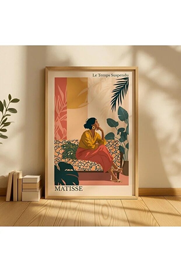 Women and Sukunet Matisse Decorative Framed Mdf Painting