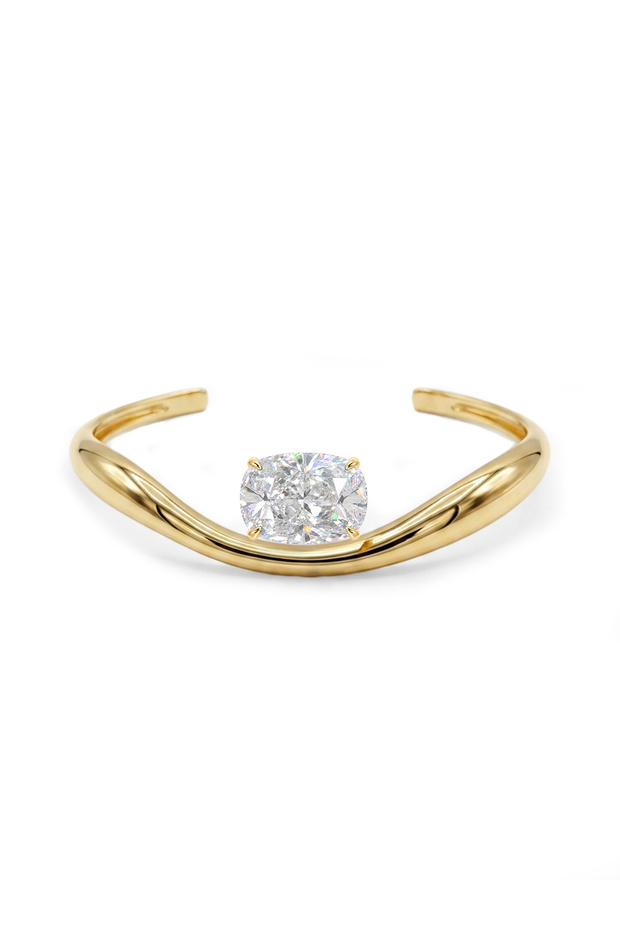 Steel Marquise Bracelet Gold