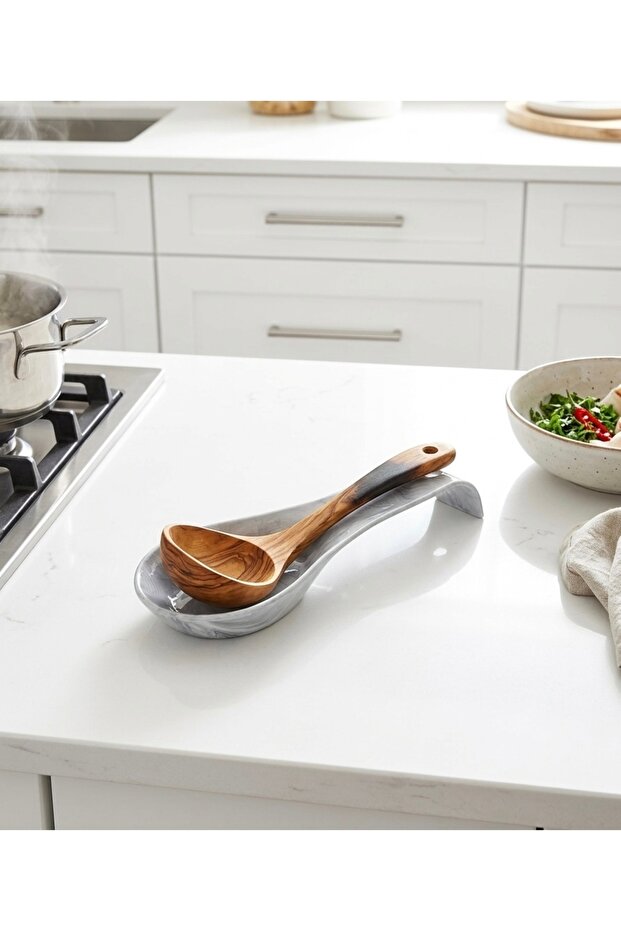 Marble Patterned Plastic Scoop Mat
