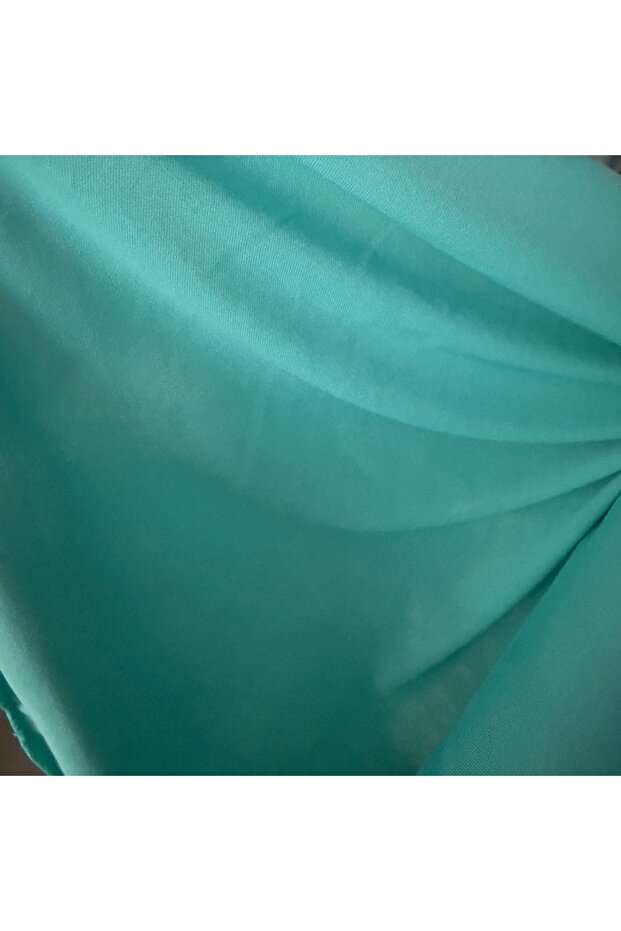 Turquoise Polyester Lining Fabric