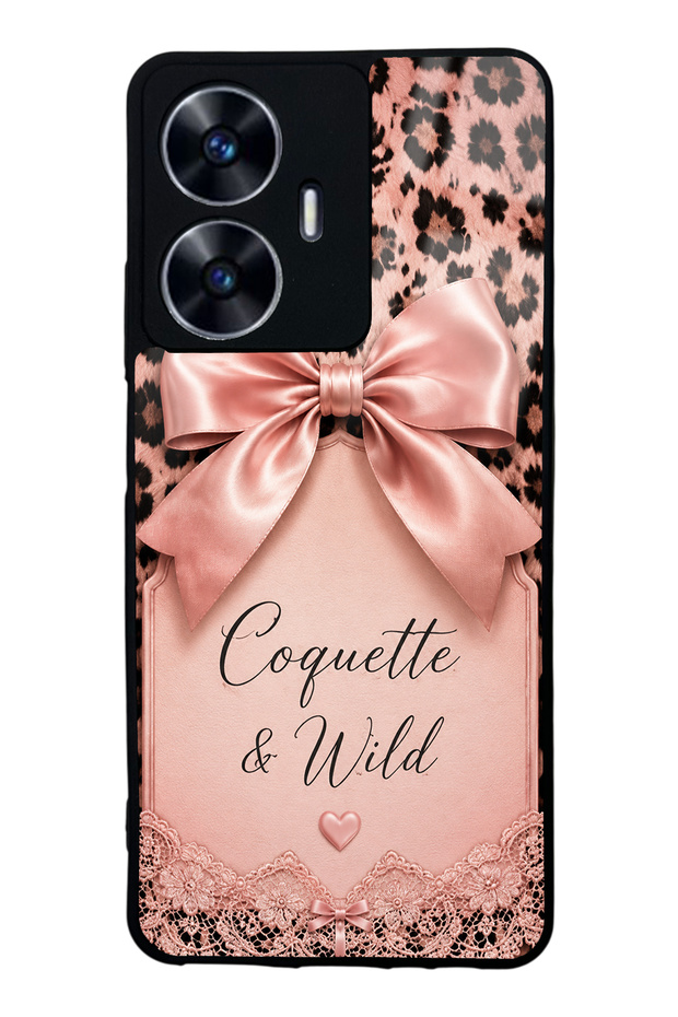 Realme C55 Coquette Wild Bow Design Glossy Phone Case