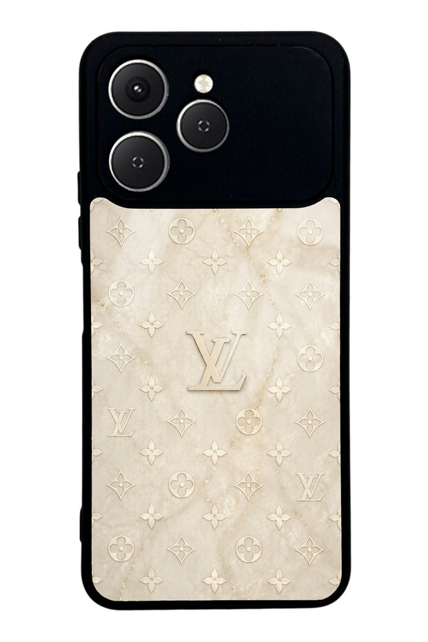 Tecno Spark 40 Krem Gold Lv Design Glossy Phone Case