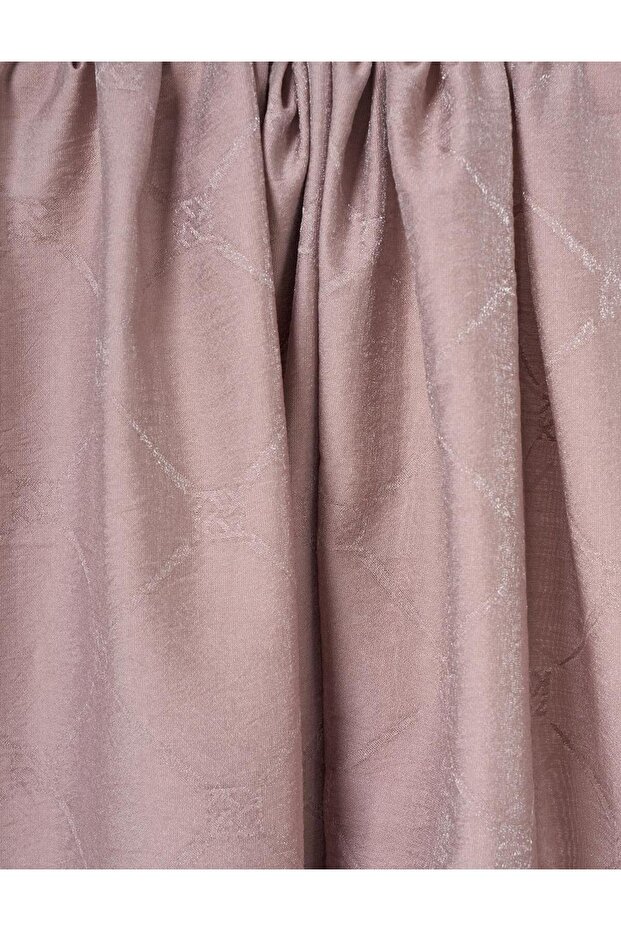 Monogram Pattern Viscose Shawl Mink - 2