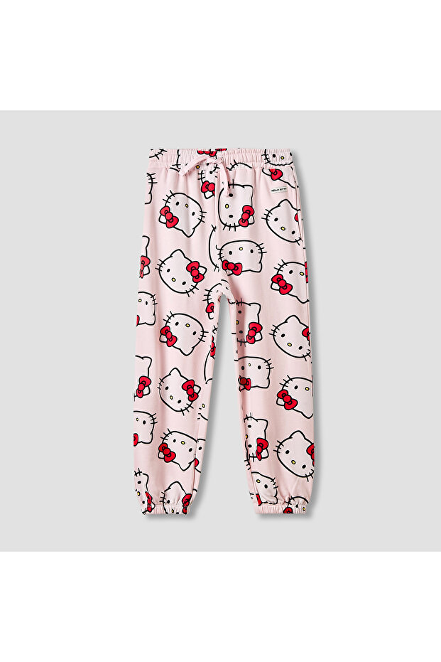 Sanrio Girls Joggers with Print - Cotton - Drawstring Waist