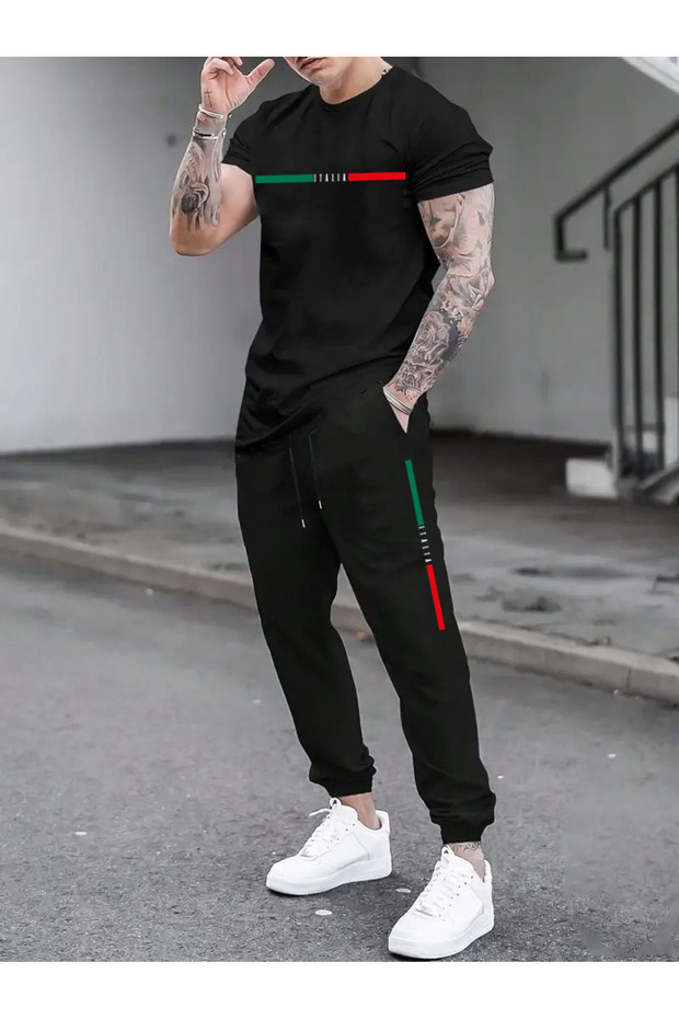 Unisex Oversize Top and Bottom Two-Piece Comfortable Tracksuit Set