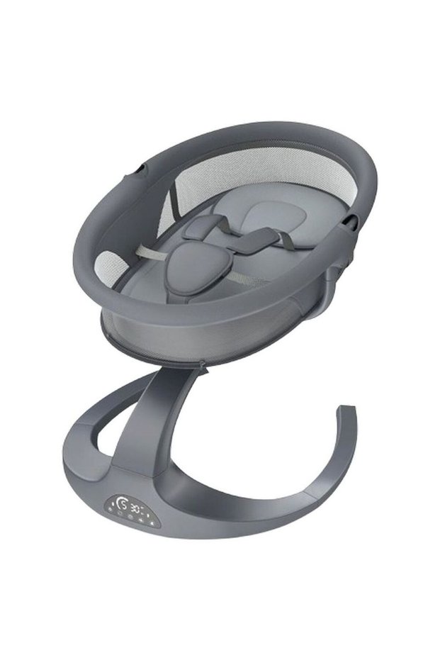 - Soothing Baby Swing Chair - Electric Bouncer with Music & Timer - Grey