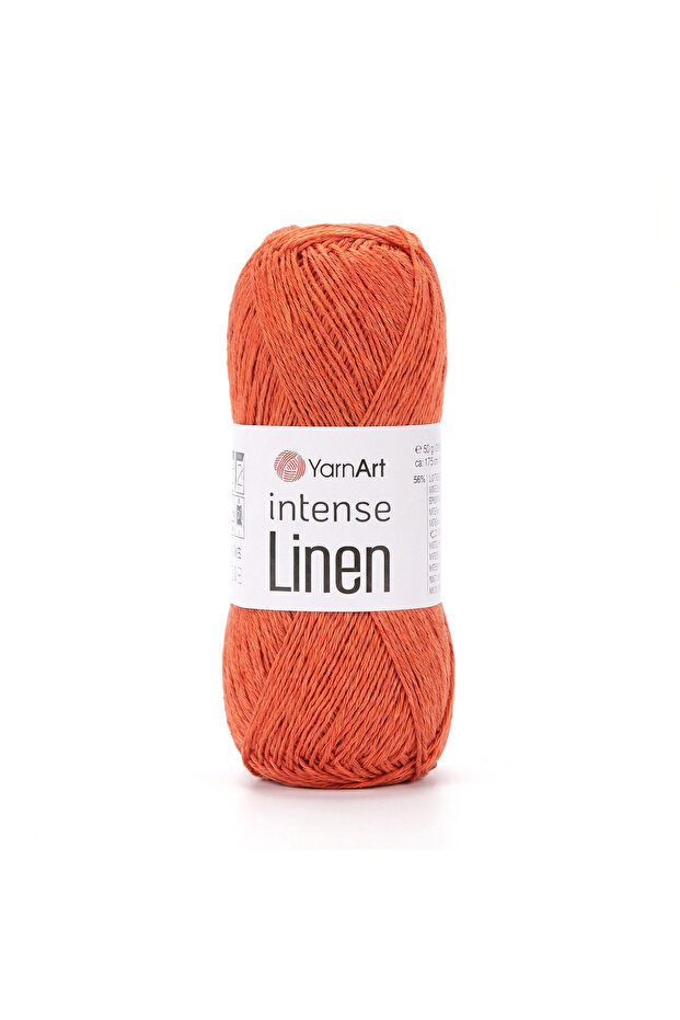 Intense Linen 45% Linen 55% Viscose 50 Gr 175 m Fine Hand Knitting Yarn-4113-1 Adet