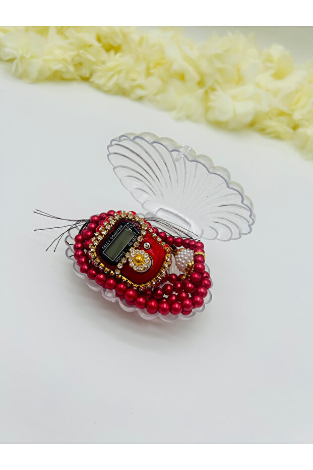 Stone Zi̇ki̇rmati̇k and Pearl Tesbi̇h Set in Oyster Box