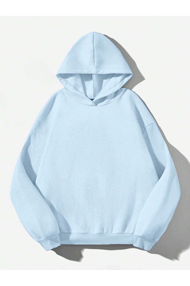 3 Yarn Oversize Hooded Sweatshirt