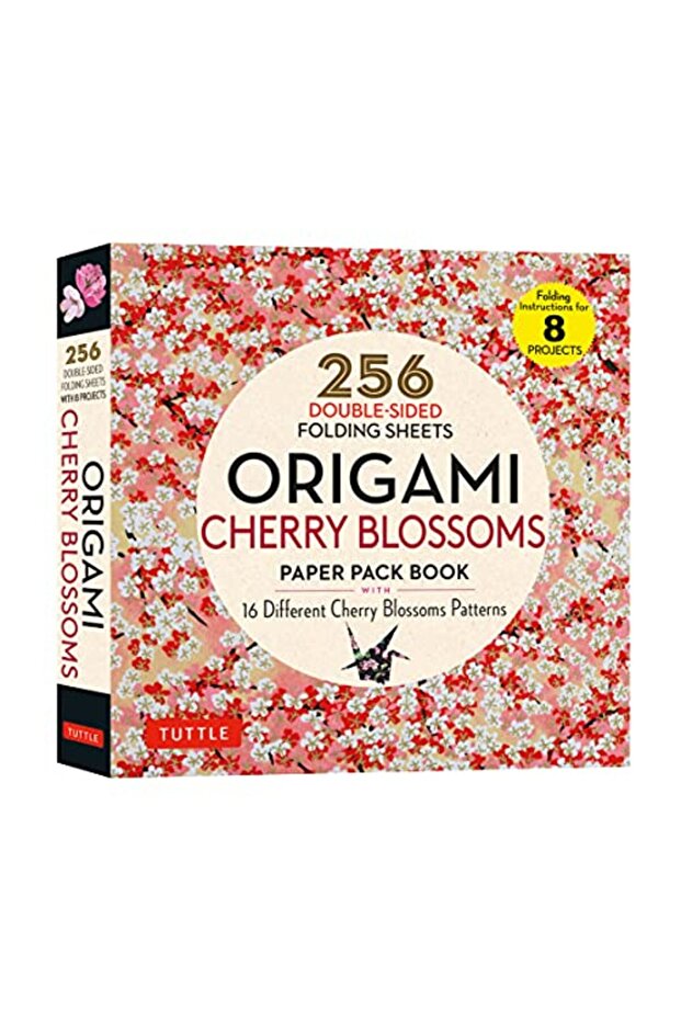 Origami Cherry Blossoms Paper Pack Book: 256 Double-Sided Folding Sheets with 16 Different Cherry Bl