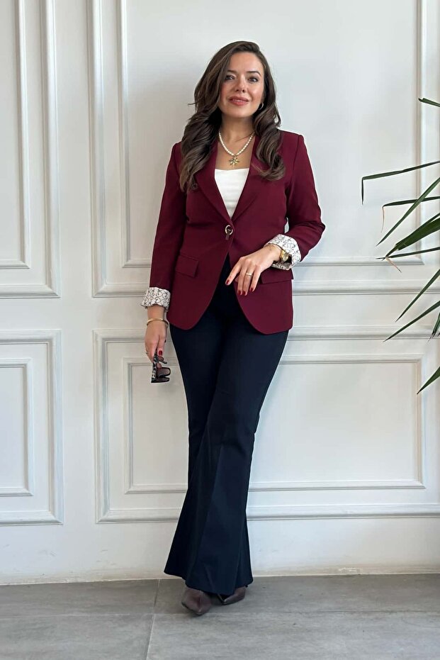 Two Button Flared Trousers - 3