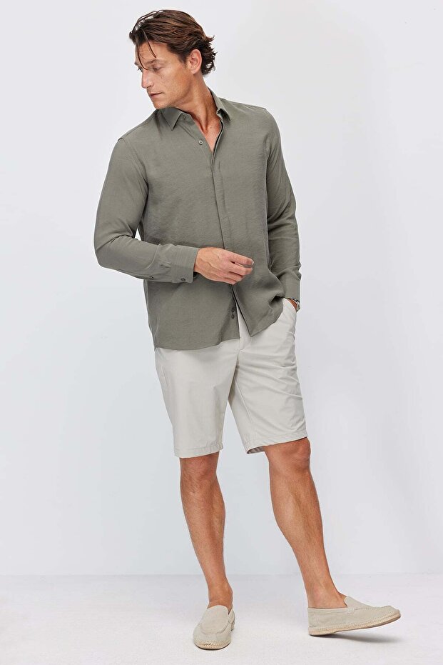 Men's Jogger Shorts with Elastic Waistband