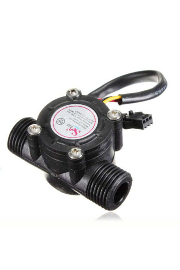 3C5 YF-S201 1/2" 1.75Mpa Water Flow Sensor Control Hall Flowmeter Flow Meter 1-30L/min (DC4.5 5V-24V)