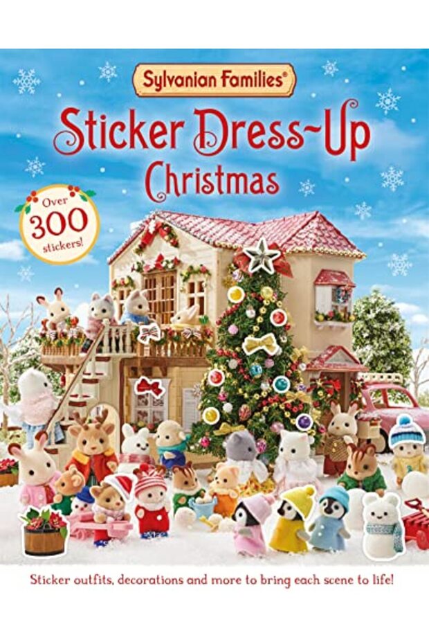 Sylvanian Families Sticker Dressup Christmas Book