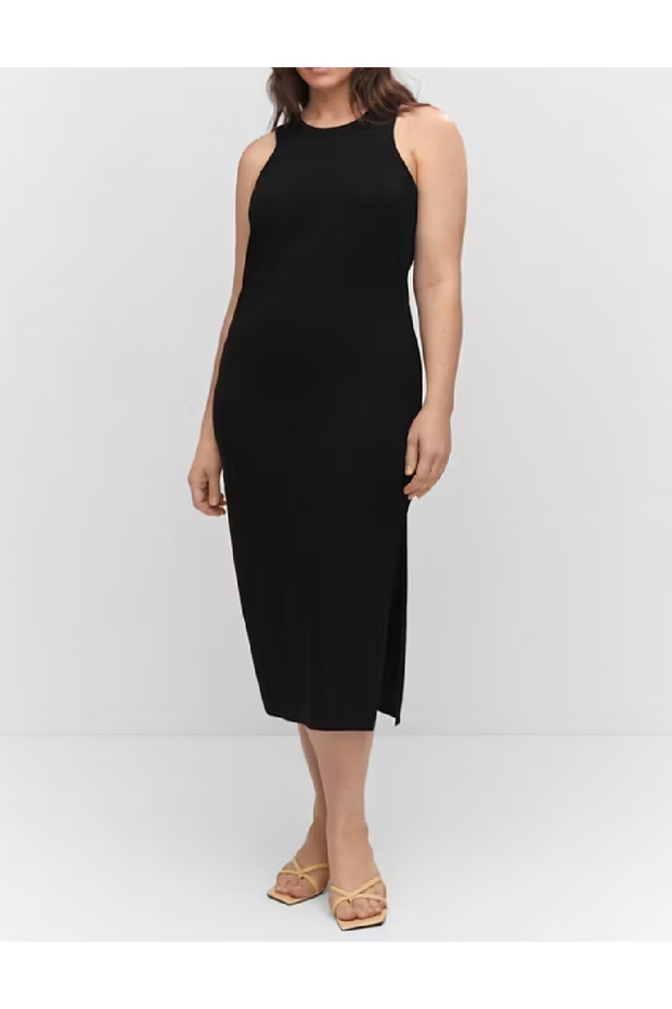 Rochie medie, Negru