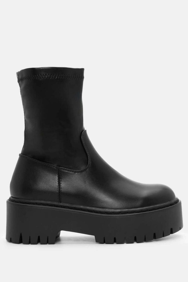 Μποτάκια Sock - Μαύρα - 39