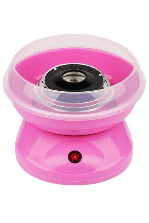 Pink Cotton Candy Maker – Non-Stick, Easy-to-Clean, Quiet Home Machine