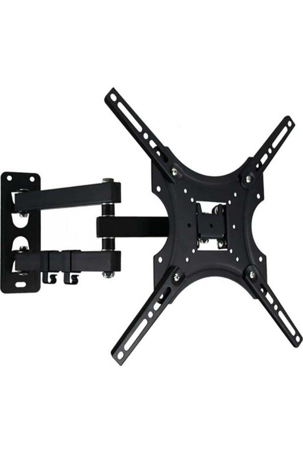 Tilt & Swivel TV Wall Mount - Heavy Duty Steel Bracket for 32-55" LED, LCD, Flat & Curved TVs, 70 lbs Capacity, VESA 400x400