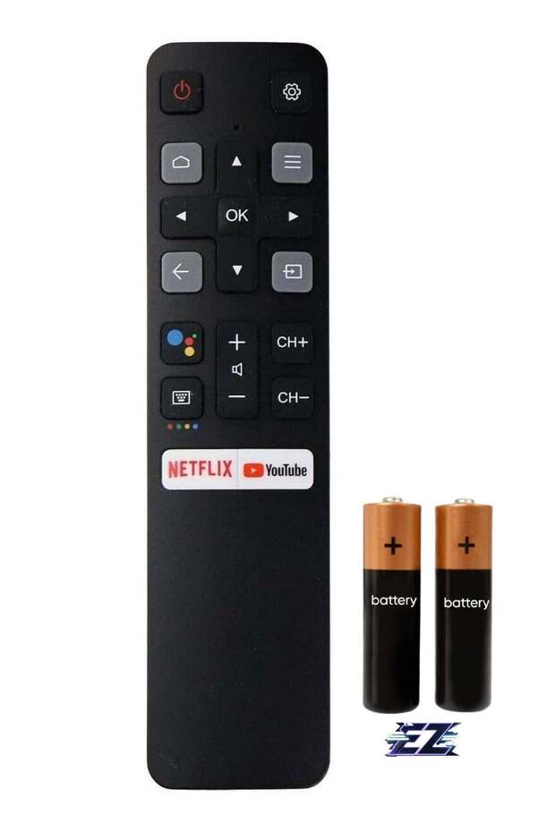 New RC802V IR Remote Control No Voice For TCL Android TV with battery