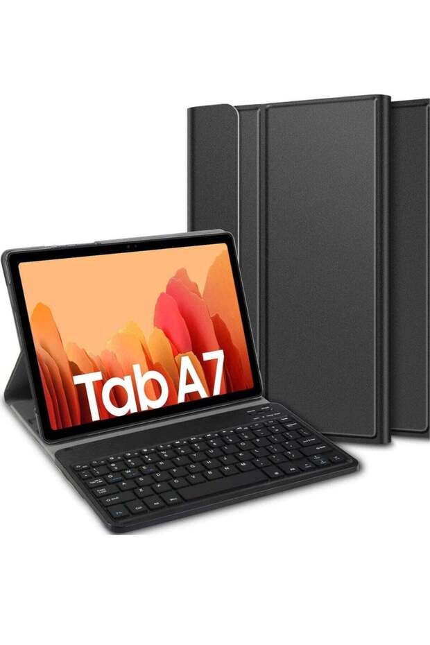 Keyboard Case for Galaxy Tab A7 2020, (QWERTY Layout), Slim Folio Smart Stand Case Cover
