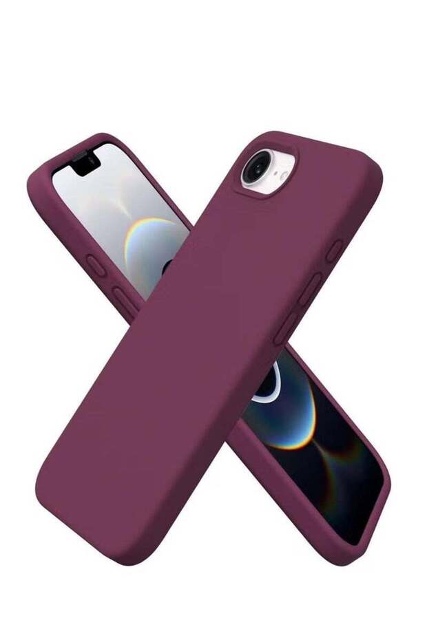 iPhone 16e Case Cover 6.1-Inch – Premium Silicone Protective Phone Case with Soft Microfiber Lining