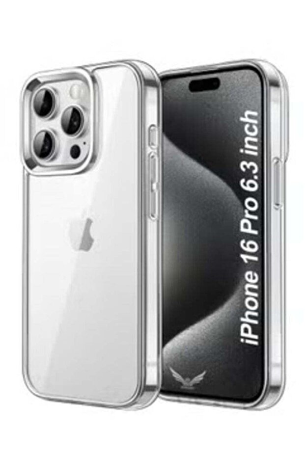 iPhone 16 Pro 6.3 inch Slim Crystal Clear TPU Case – Shockproof, Anti-Scratch Protective Cover