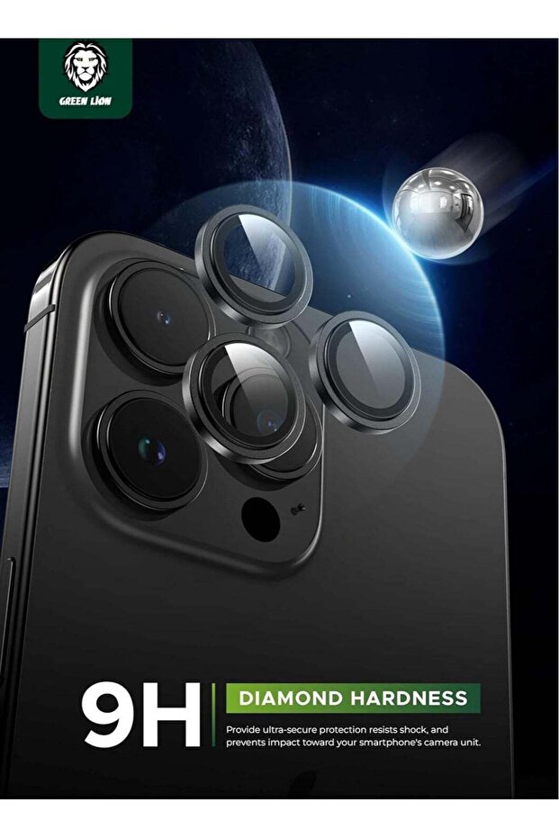 عدسة كاميرا HD Plus لهاتف آيفون 15 برو/آيفون 15 برو ماكس - فضي - 4