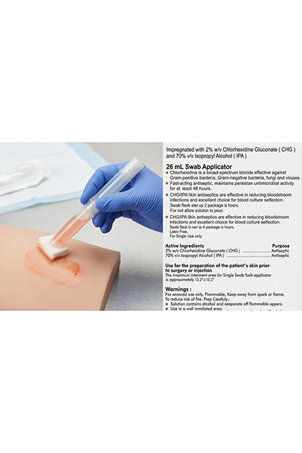 CHG Prep Swab Applicator 26ML - 2