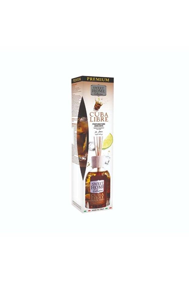 Sweet Home Fragrance Cuba Libre 100ML | Warm & Refreshing Reed Diffuser for a Modern Home Atmosphere