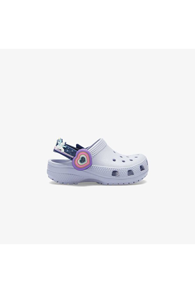 Imagination Lights Backstrap Clog Children's Purple Slippers Juststep