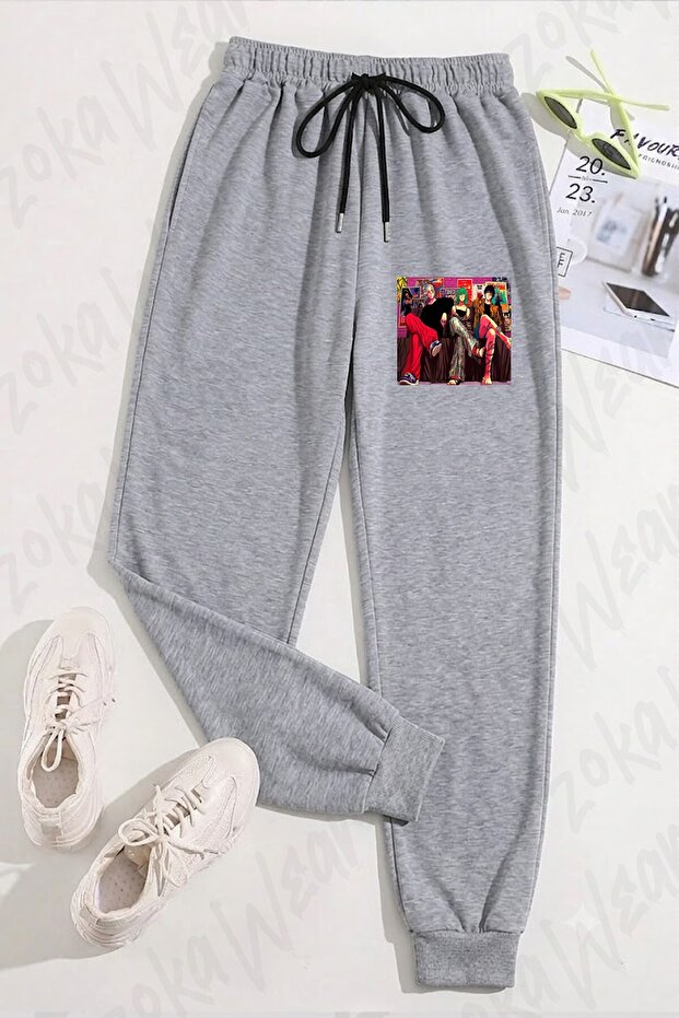 Unisex Sakamoto Days Original Trio Printed Sweatpants