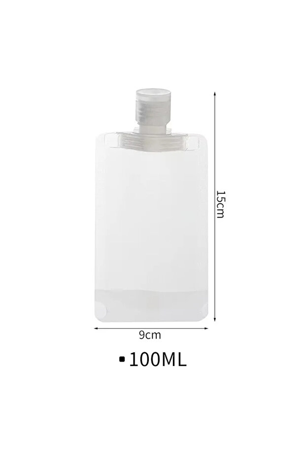 10Pcs 100ML 10cs 30/50/100ML Thickened Travel Subpackage Cosmetic Lotion Shower Gel Shampoo Portable