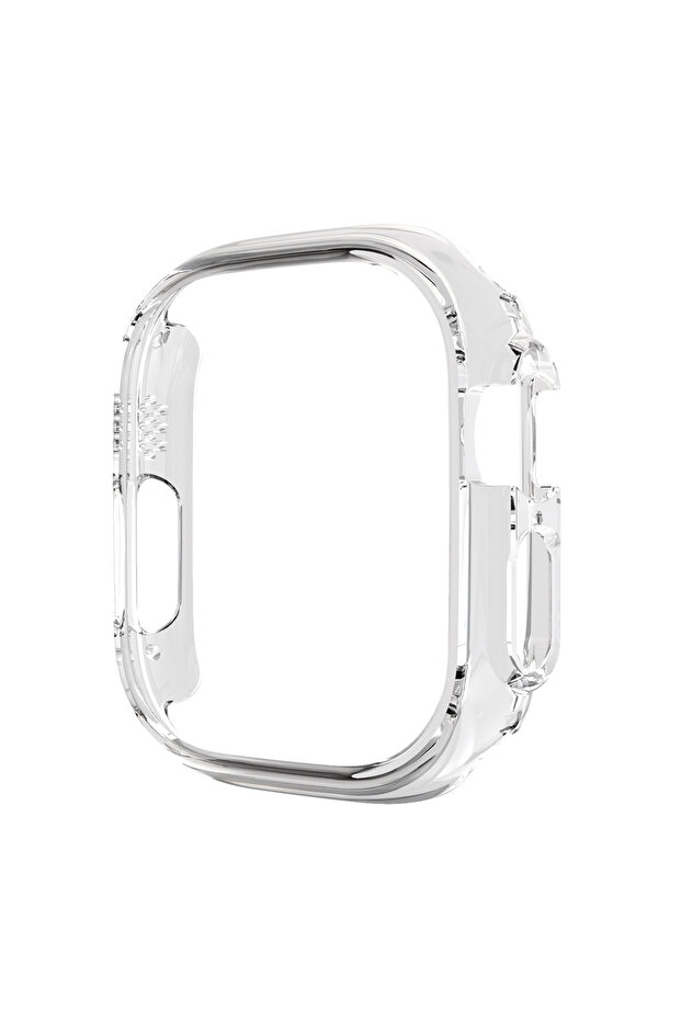 49mm Ultra 1 2 transparent Cover For Watch Case Ultra 2 49mm smartwatch Accessories Hard PC Bumper