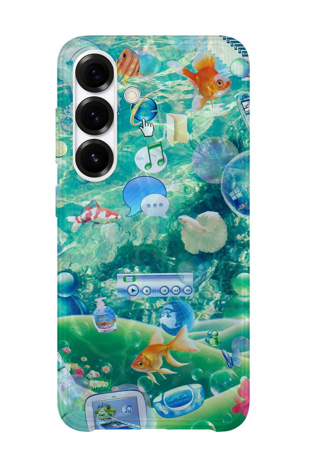 Samsung Galaxy S23 Plus Compatible Printed Transparent Phone Case | Collection: Aeroglass Mirage
