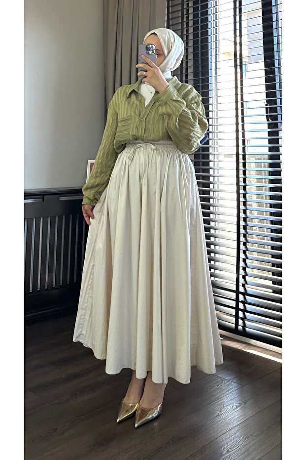 V YAKA OVERSIZE GÖMLEK