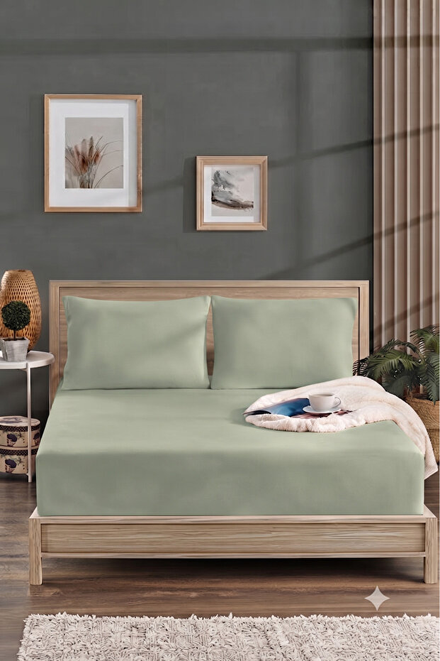 Cotton Elastic Bed Sheet