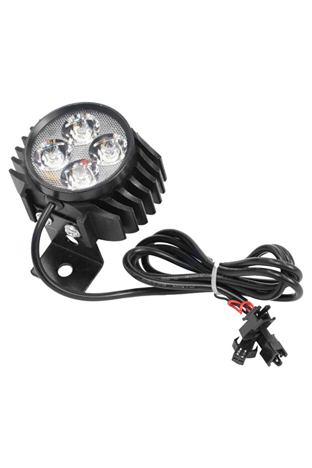 black Front Lamp Light with Horn for Kugoo M4 Pro Electric Scooter 2 in 1 Led Headlights 12-80V Safe