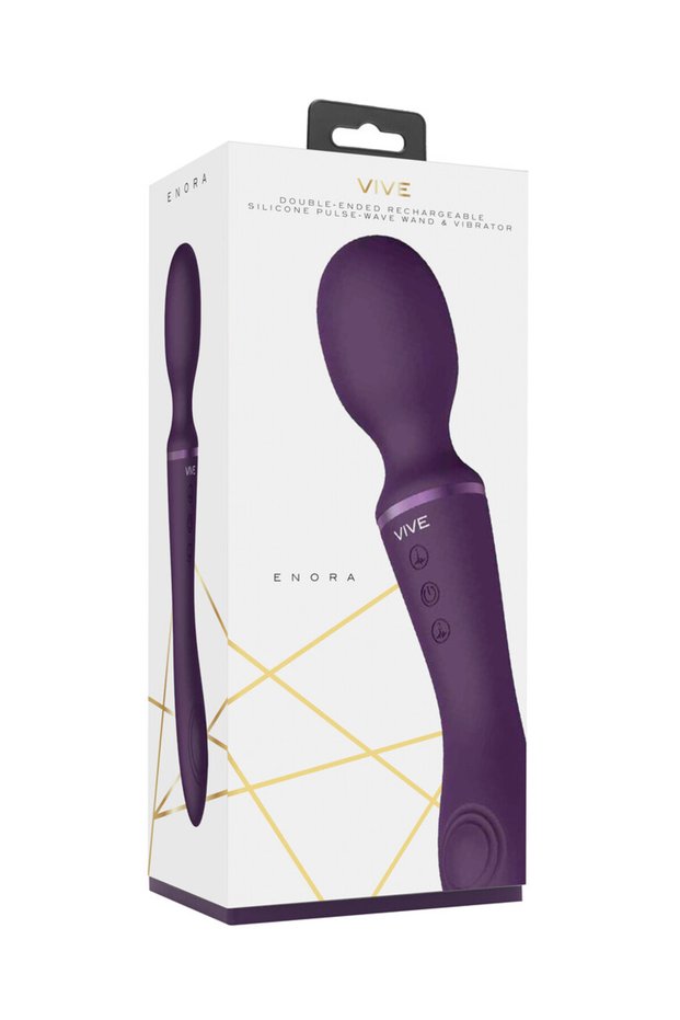 Enora - Vibrator tip baghetă - Mov