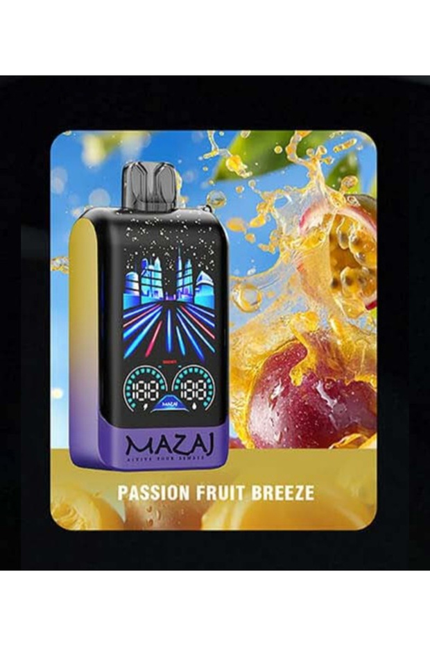 سحبة مزاج كيرف 24 الف سحبه - باشن فروت منعش - Passion Fruit Breeze Curve 24000 Puff