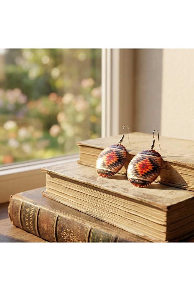 New Series 1237 Bijouterie Earrings 100% Handmade Copper