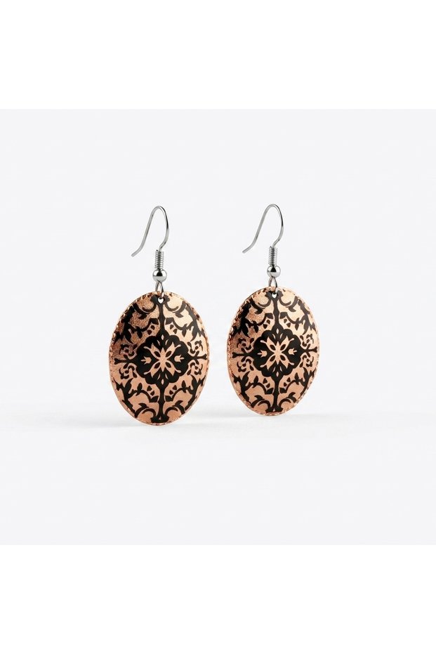 New Series 517 Bijouterie Earrings 100% Handmade Copper