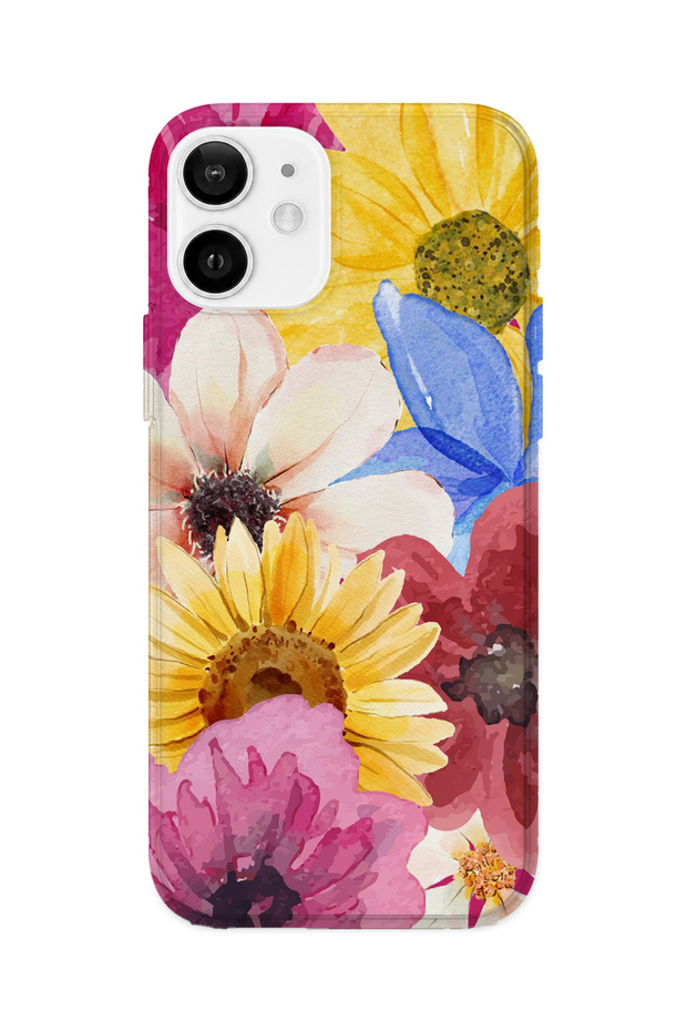 iPhone 12 Compatible Printed Transparent Phone Case | Collection: Floraluxe Botanica