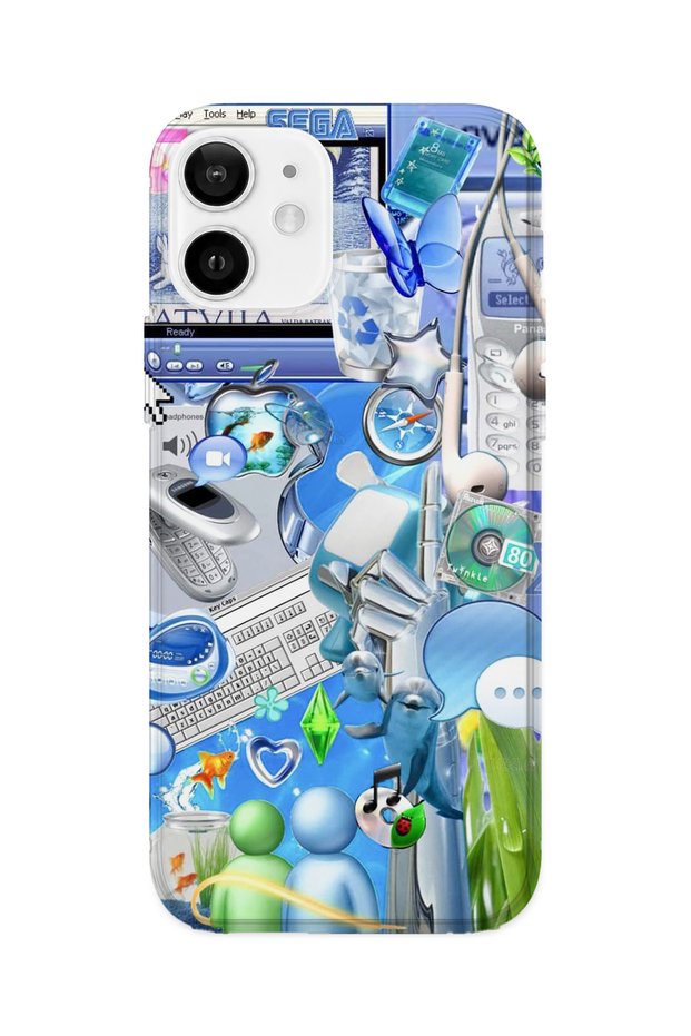 iPhone 12 Mini Compatible Printed Transparent Phone Case |   Collection: Aeroglass Mirage