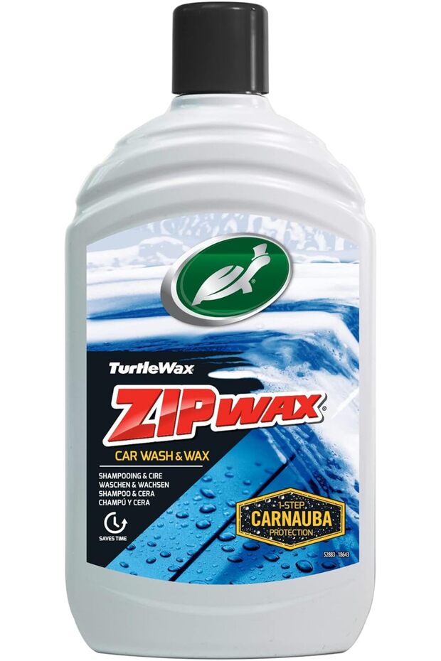 52883 Zip Wax Shampoo 500ml, White