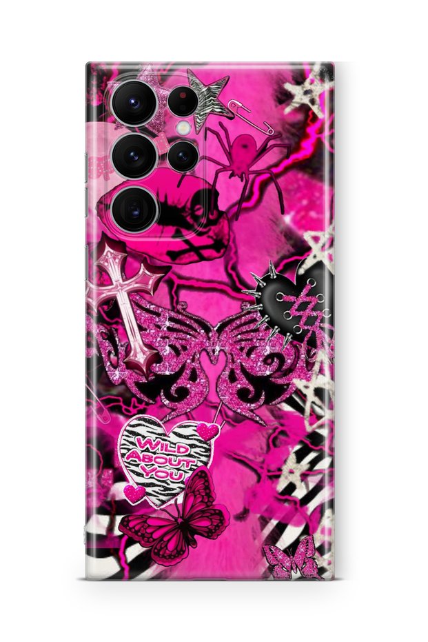 Samsung Galaxy S23 Ultra Compatible Printed Transparent Phone Case | Collection: Chromatica Aura